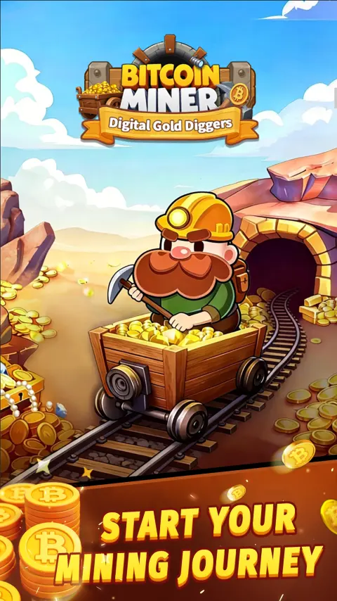 Bitcoin Miner - Gold Diggers — screenshot
