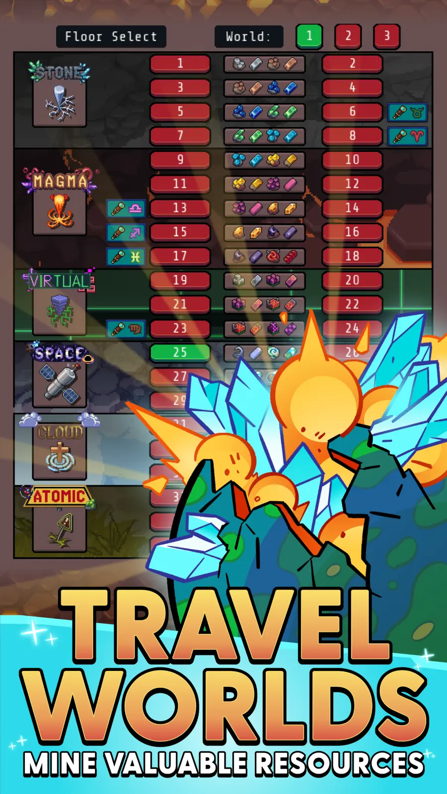 Idle Obelisk Miner — in-game screenshot