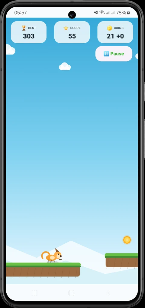 Puppy Coin Jump — screenshot
